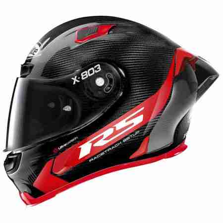 фото 4 Мотошлемы Мотошлем X-Lite X-803 RS UC Hot Lap Carbon Black-Red S