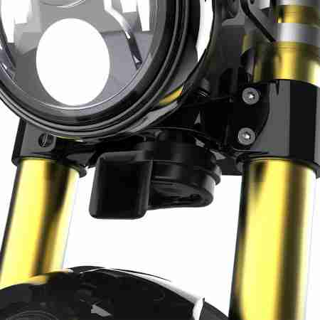 фото 3 Мотосигнализация Кнопка звукового сигнала Oxford Foghorn 12V Motorcycle Horn black