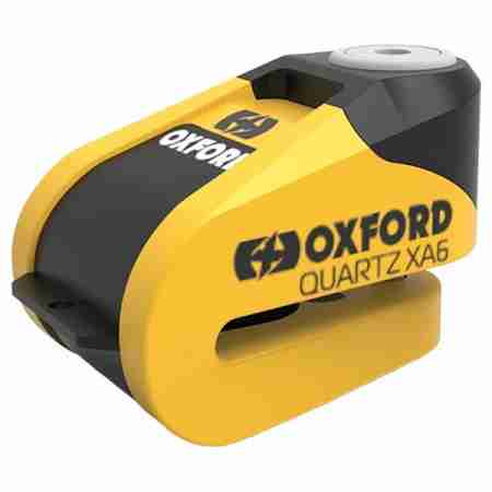 фото 1 Мотозамки Мотозамок Oxford Quartz XA6 Disc Lock Yellow-Black