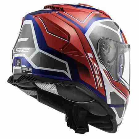 фото 6 Мотошлемы Мотошлем LS2 FF800 Storm Faster Red-Blue M