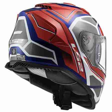 фото 4 Мотошлемы Мотошлем LS2 FF800 Storm Faster Red-Blue M
