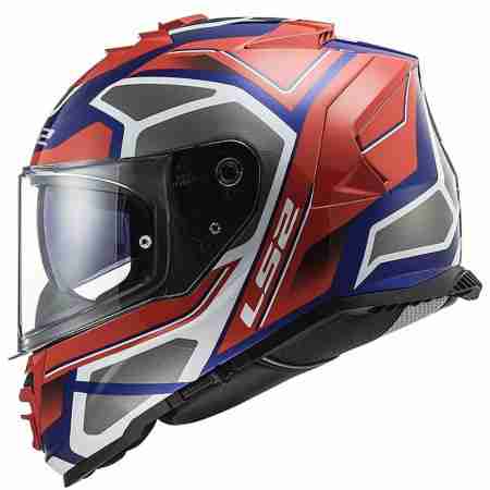 фото 2 Мотошлемы Мотошлем LS2 FF800 Storm Faster Red-Blue M