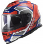 Мотошолом LS2 FF800 Storm Faster Red-Blue