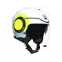 Мотошлем AGV Orbyt E2205 Sunset White-Yellow Fluo XS