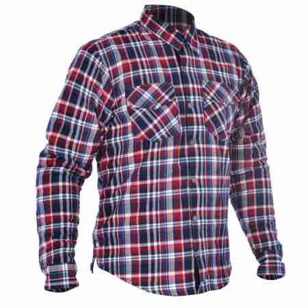 фото 1 Футболки, рубашки, толстовки Рубашка Oxford Kickback Shirt Checker Red-Blue XL
