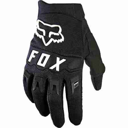 фото 1 Мотоперчатки Мотоперчатки Fox Youth Dirtpaw Black-White YL