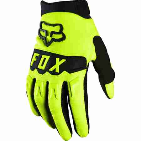фото 1 Мотоперчатки Мотоперчатки Fox Youth Dirtpaw Flo Yellow YXS