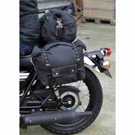 фото 8 Мотокофри, сумки для мотоциклів Бічна мотосумка Oxford Heritage Panniers Black 40L