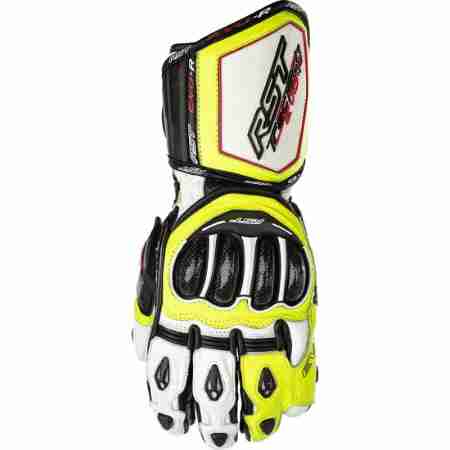 фото 2 Мотоперчатки Мотоперчатки RST Tractech Evo R CE White-Black-Flo Yellow XL