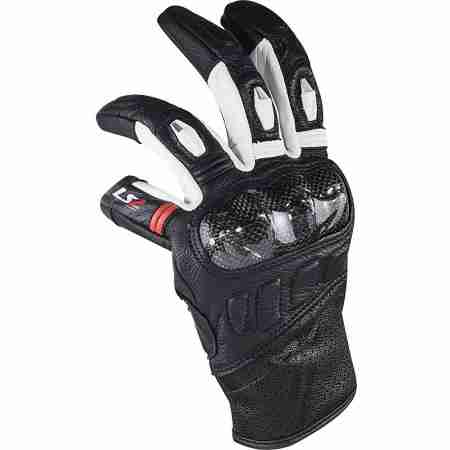 фото 3 Мотоперчатки Мотоперчатки LS2 Spark Man Gloves White-Black M