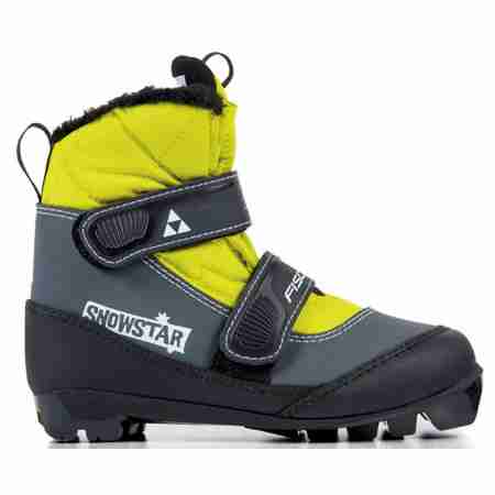 фото 1 Ботинки для беговых лыж Ботинки для беговых лыж детские Fischer Snowstar Black-Yellow 27 (2020-21)