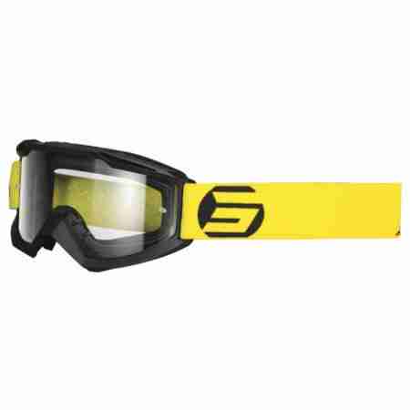 фото 1 Кроссовые маски и очки Мотоочки Shot Racing Assault Symbol Black-Yellow