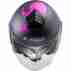 фото 3 Мотошоломи Мотошолом LS2 OF573 Twister II Xover Matt Titanium-Purple S
