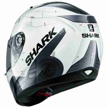 фото 2 Мотошлемы Мотошлем Shark Ridill 1.2 Mecca White-Black-Red L