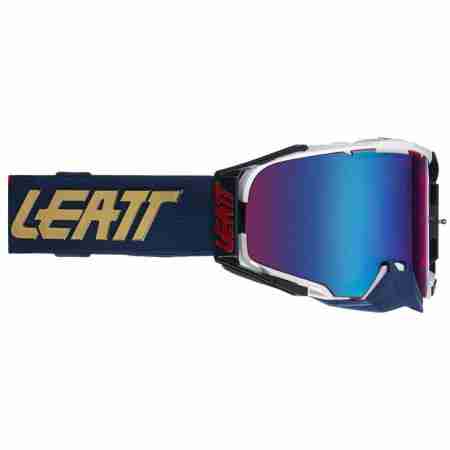 фото 1 Кроссовые маски и очки Мотоочки Leatt Velocity 6.5 - Iriz Blue 26% Mirror Lens Royal