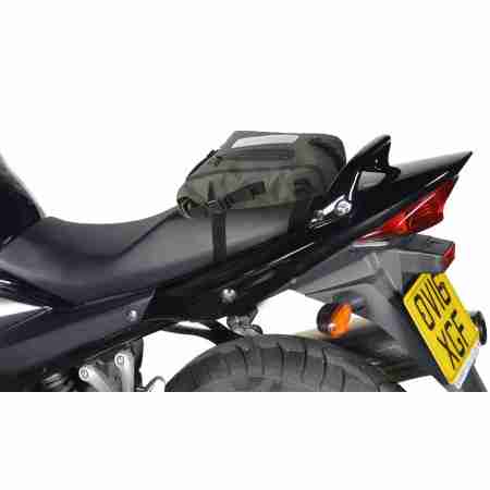 фото 4 Мотокофри, сумки для мотоциклів Мотосумка на хвіст Oxford Aqua T8 Tail Bag Khaki-Black