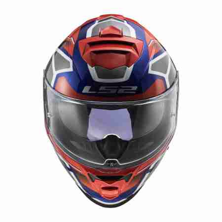 фото 2 Мотошлемы Мотошлем LS2 FF800 Storm Faster Red-Blue 2XL