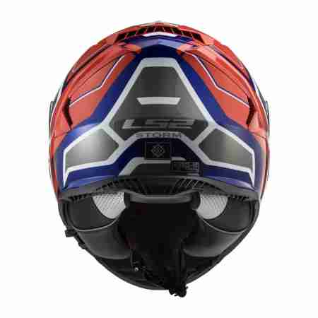 фото 5 Мотошлемы Мотошлем LS2 FF800 Storm Faster Red-Blue 2XL