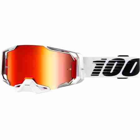 фото 1 Кросові маски і окуляри Мотоокуляри 100% Armega Goggle Lightsaber - Red Mirror Lens Mirror Lens