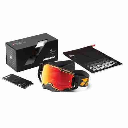 фото 2 Кросові маски і окуляри Мотоокуляри 100% Armega Goggle Lightsaber - Red Mirror Lens Mirror Lens