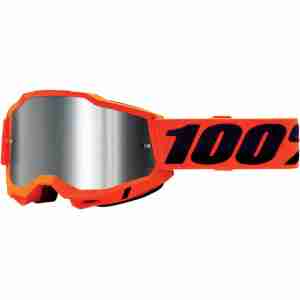 Мотоокуляри 100% Accuri Goggle II Mirror Silver Lens, Mirror Lens Orange