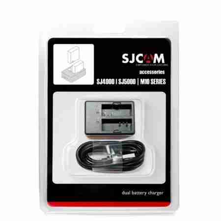фото 1 Аксессуары для экшн-камер Двойное зарядное SJCAM Dual-slot Battery Charger for SJ4000, SJ5000 series