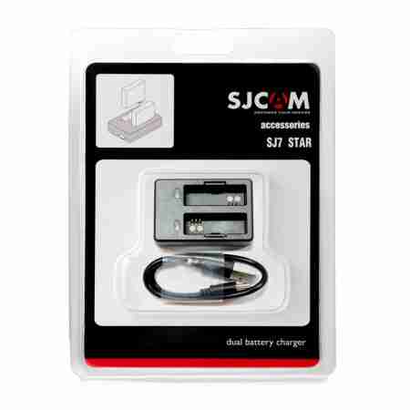 фото 1 Аксессуары для экшн-камер Двойное зарядное SJCAM Dual-slot Battery Charger for SJ7