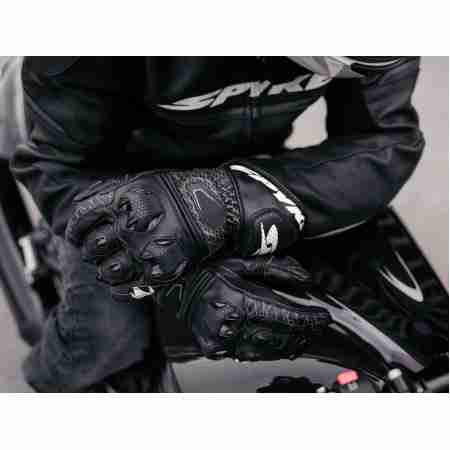 фото 4 Мотоперчатки Мотоперчатки кожаные Spyke Tech Pro Black XL