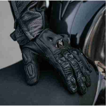 фото 4 Мотоперчатки Мотоперчатки кожаные Spyke Tech Race Zero Black M