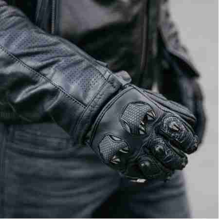 фото 3 Мотоперчатки Мотоперчатки кожаные Spyke Tech Race Zero Black M