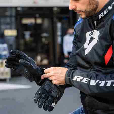 фото 5 Мотоперчатки Мотоперчатки кожаные Spyke Tech Sport Vented 2.0 Black L
