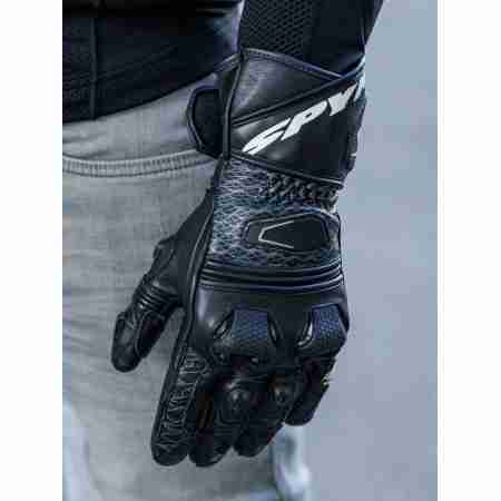 фото 6 Мотоперчатки Мотоперчатки кожаные Spyke Tech Sport Vented 2.0 Black L
