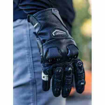 фото 6 Мотоперчатки Мотоперчатки кожаные Spyke Tech Sport Vented 2.0 Black XL