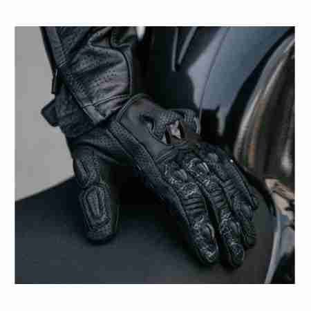 фото 2 Мотоперчатки Мотоперчатки кожаные Spyke Tech Race Zero Black XL