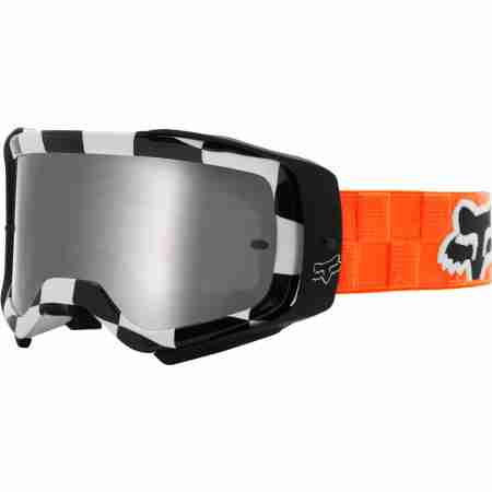 фото 1 Кросові маски і окуляри Мотоокуляри Fox Airspace II Afterburn Spark Goggle Orange, Mirror Lens
