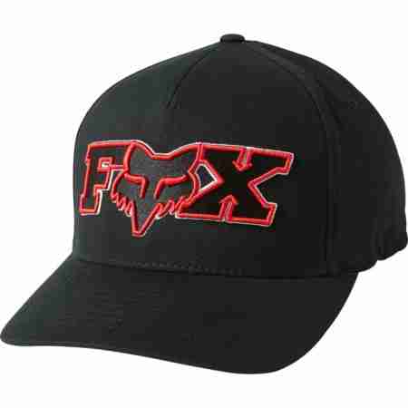 фото 1 Кепки Кепка Fox Ellipsoid Flexfit Black-Red  S/M