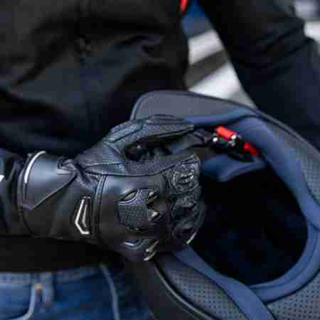 фото 4 Мотоперчатки Мотоперчатки кожаные Spyke Tech Sport Vented 2.0 Black S