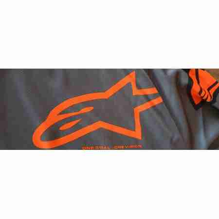 фото 3 Кросовий одяг Мотоджерсі Alpinestar Fluid Speed Dark Grey-Orange L