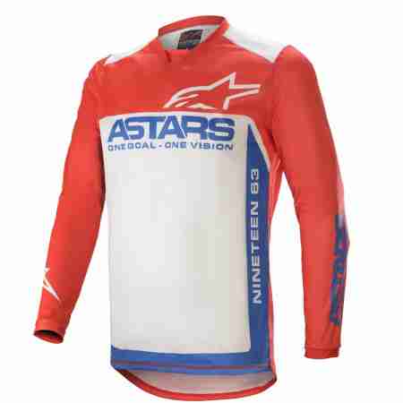 фото 1 Кросовий одяг Мотоджерсі Alpinestar Racer Supermatic Red-Blue-White XL