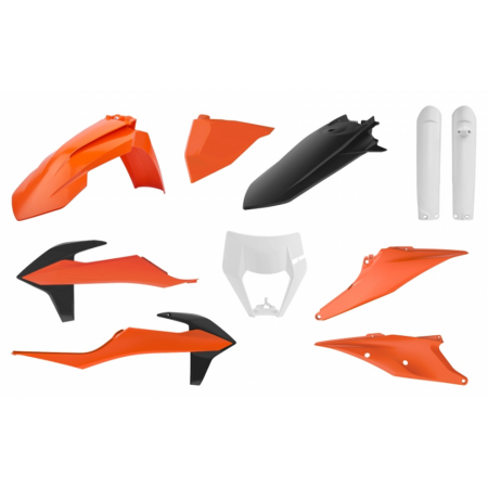 фото 1 Накладки Комплект пластика Polisport Enduro Kit - KTM Orange