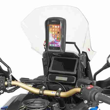 фото 4 Тримач телефону, планшета на мотоцикл Кріплення та чохол для смартфона Kappa Universal Black