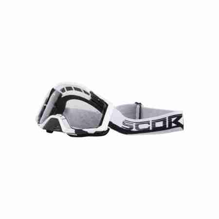 фото 1 Кроссовые маски и очки Мотоочки для кросса Scorpion White-Black E21