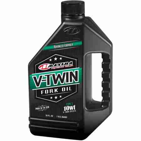 фото 1 Моторные масла и химия Масло для вилки Maxima Fork Oil V-Twin 10w 1л