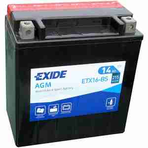Мотоаккумулятор Exide ETX16-BS
