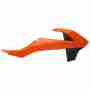 фото 1 Пластик на скутер-мотоцикл Боковины Polisport Radiator Scoops - KTM Orange