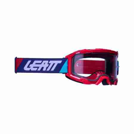 фото 1 Кроссовые маски и очки Мотоочки Leatt Velocity 4.5 - Clear Red Clear Lens
