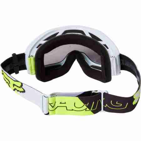 фото 2 Кроссовые маски и очки Мотоочки детские FOX YTH Main II  Spark Skew Goggle Flo Yellow Mirror Lens