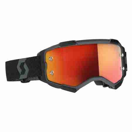 фото 1 Кроссовые маски и очки Мотоочки Scott Fury Black-Orange Chrome Works