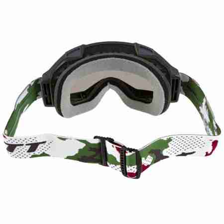 фото 3 Кроссовые маски и очки Мотоочки Scott Fury Green-White-Silver Chrome Works