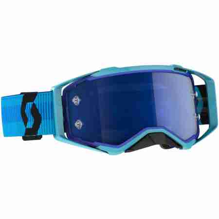 фото 1 Кроссовые маски и очки Мотоочки Scott Prospect Black-Blue Chrome Works